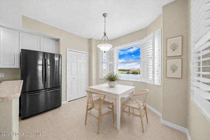 Virtually Staged Breakfast Nook