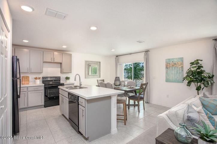 Model home - actual features may vary.
