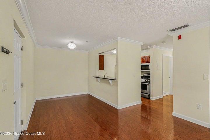 open floor plan to Dining and living room area
