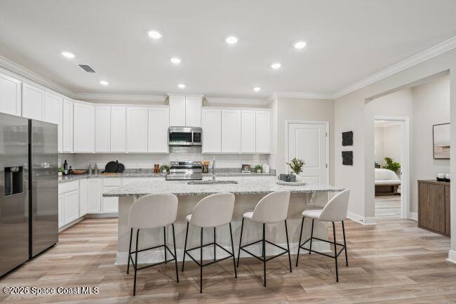 Model home - actual features may vary.