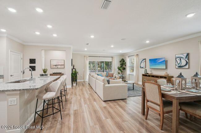 Model home - actual features may vary.