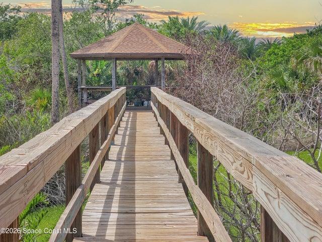On the northwest side of the complex is a peaceful gazebo. Perhaps a photo op or opportunity to relax with nature.