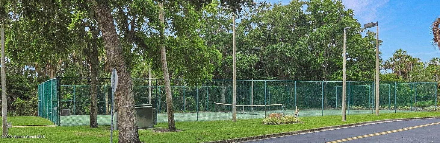 And at the southwest side of the complex find the tennis/pickleball court.