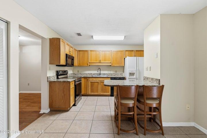 Kitchen - Bonus room shown to the side