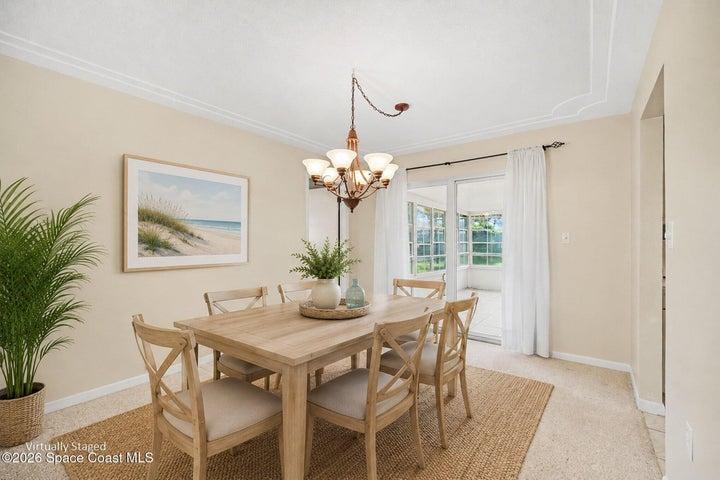 Staged Dining Room