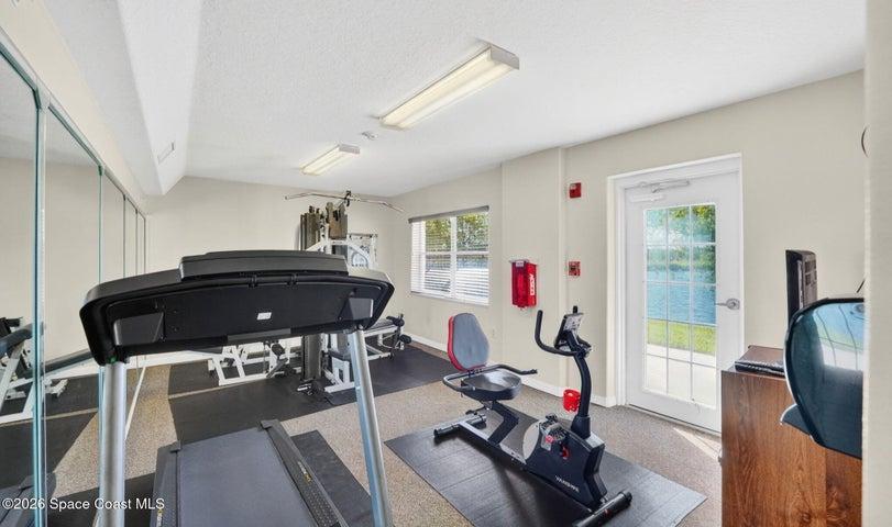 On-site fitness room with-in the complex