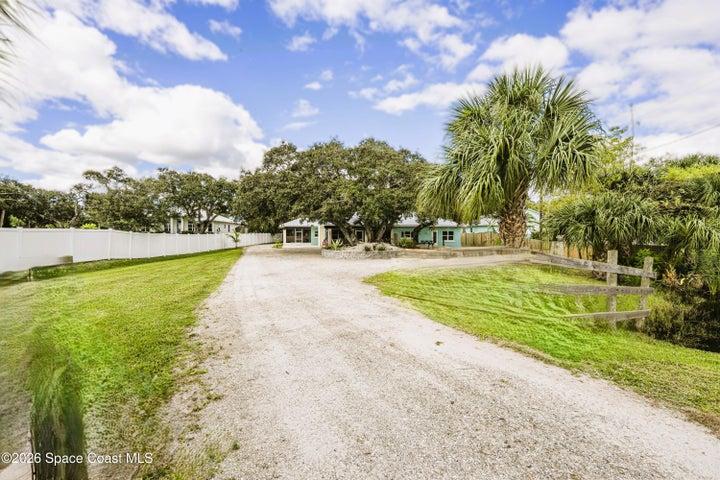 Private, gated drive, fenced property.