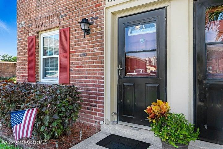 Front door of condo