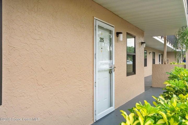 Entry into 201 International Drive 2 bedroom/2 bath beautiful open floor plan with a split bedroom plan