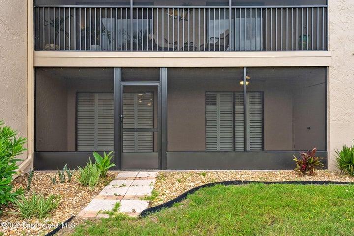 Nice size screened patio