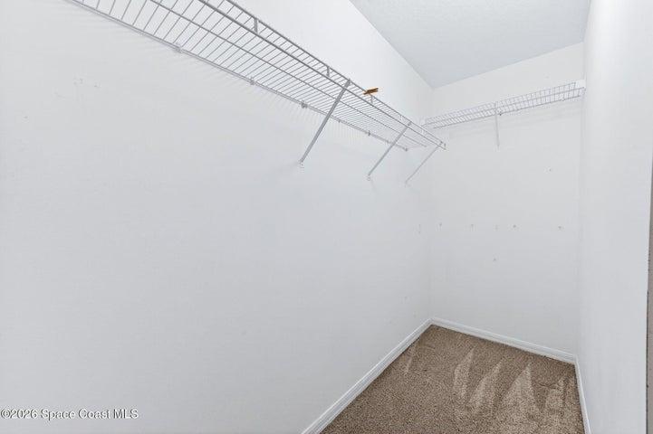 Walk in closet in Primary bedrrom