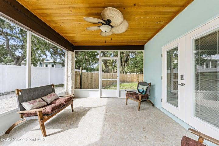 Relax on your private screened lanai