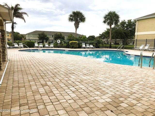 Pool is by the lake