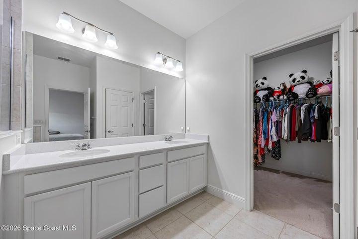 Primary Bathroom and Walk-in Closet