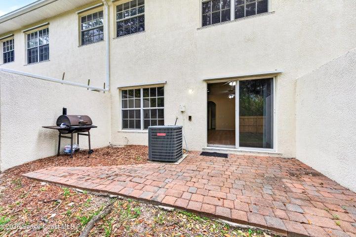 Rear patio