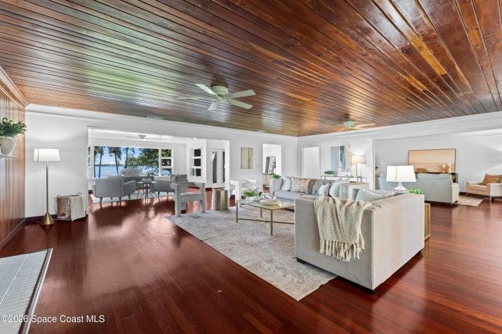 Formal Living With River Views
