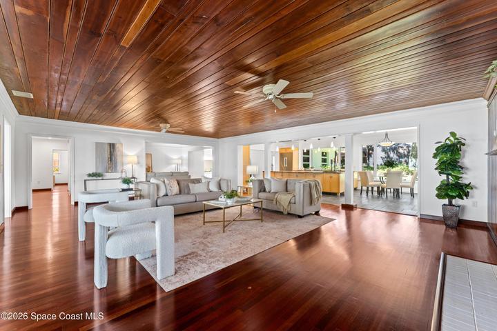 Formal Living With River Views