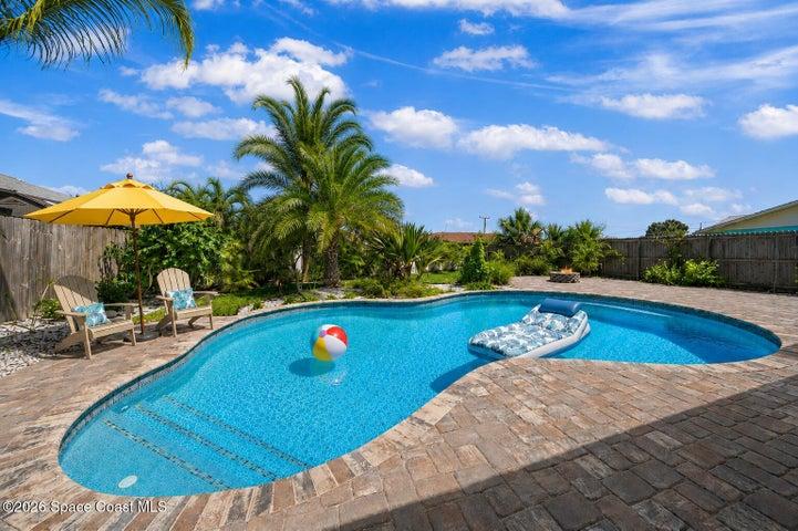 Pool Area Virtually Staged. How will you enjoy your backyard oasis?
