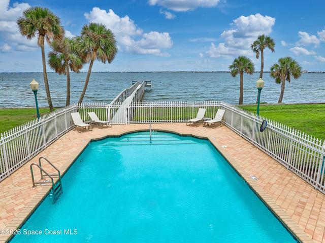 Pool, Dock, and River