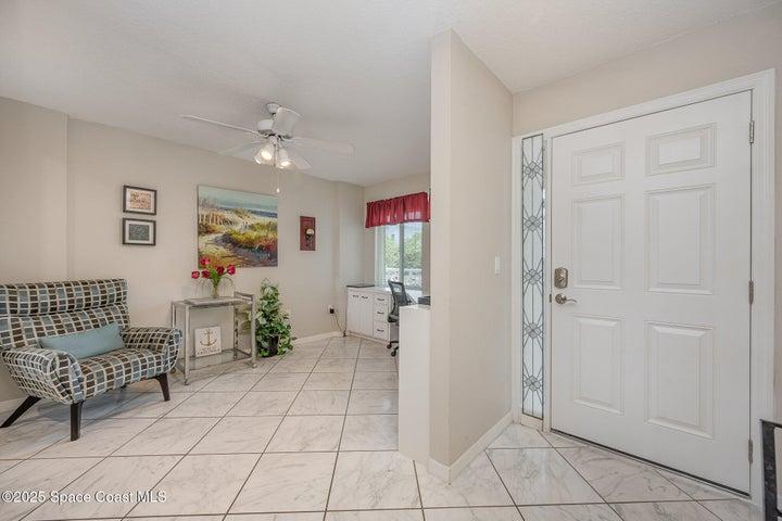 Entry way & Bonus Area with Built-In Desk & Cabinetry.