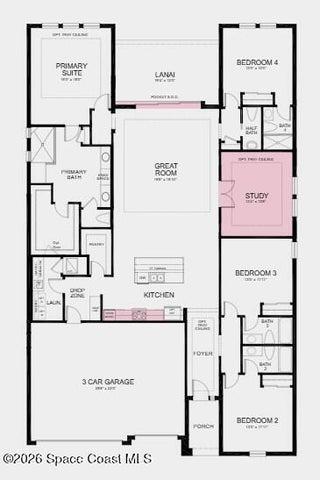 Additional Highlights Include: tray ceiling package, laundry tub, door from primary bath to laundry room, and whole house blinds.