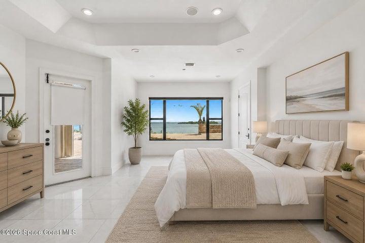 Primary Suite Virtually Staged