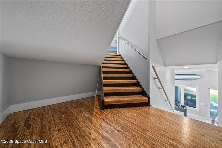 modern stairs - midway landing