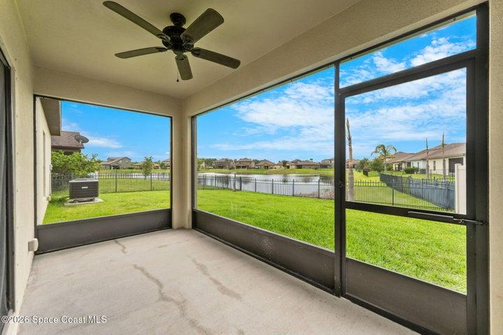 Screened-in patio