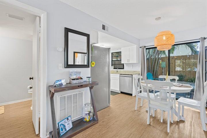 Dining Space and Patio Slider
