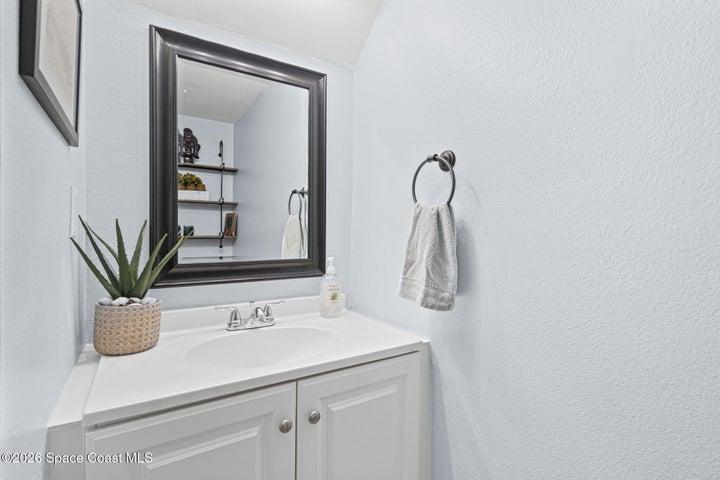 Half-Bath on First Floor