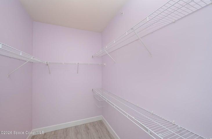 HUGE Walk in Closet in Bedroom Two...