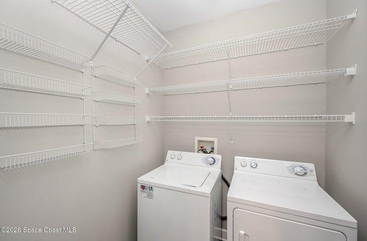 PRIVATE IN UNIT FULL SIZE Laundry Room... YES, the Washer and Dryer are Included...