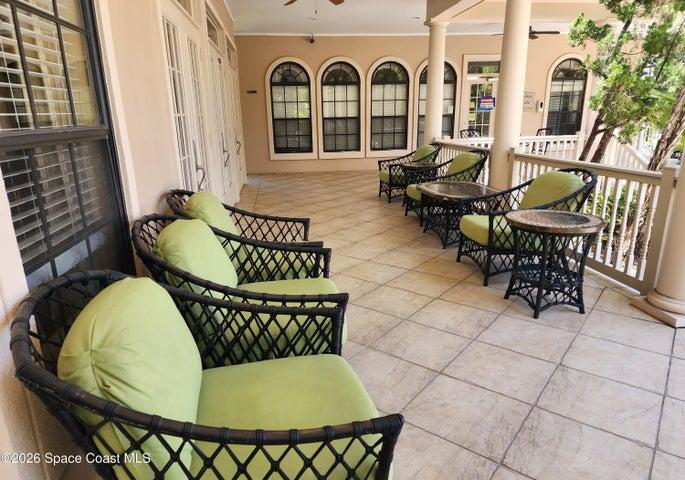 More outdoor common area...