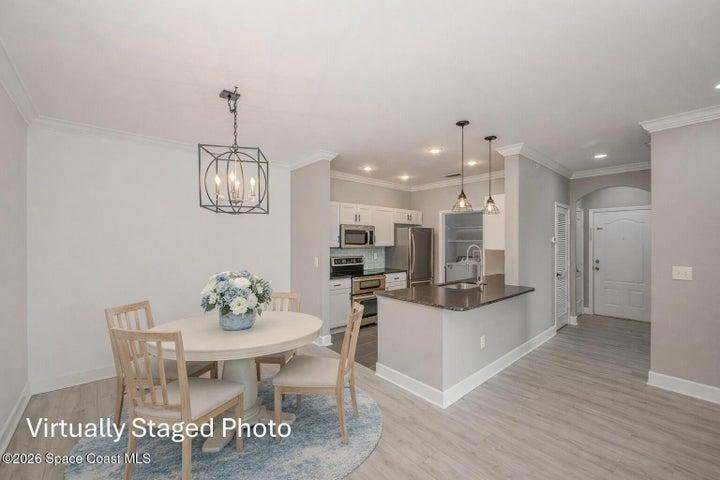 Virtual Furniture Staged Dining Nook...