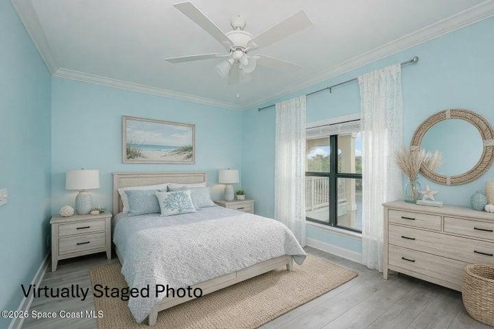 Virtual Furniture Staged Primary Bedroom...