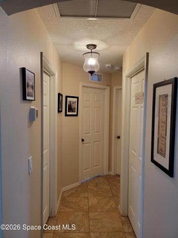 hall entrance to rooms and laundry room