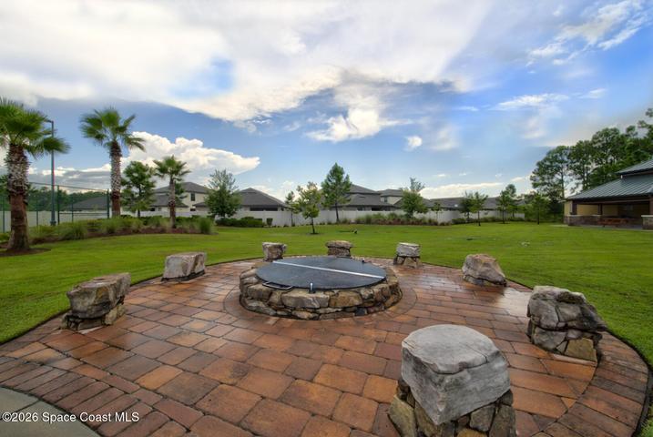 Sawgrass Lakes community fire pit