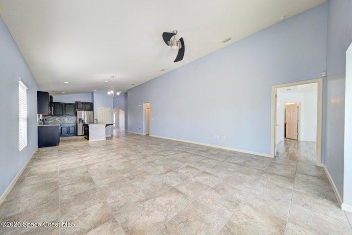 living room & dining area