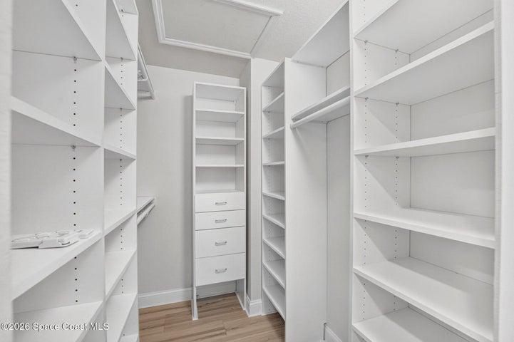 Walk-in closet in Primary bedroom