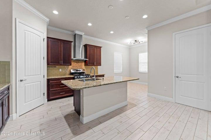 Kitchen is thoughtfully laid out for functionality