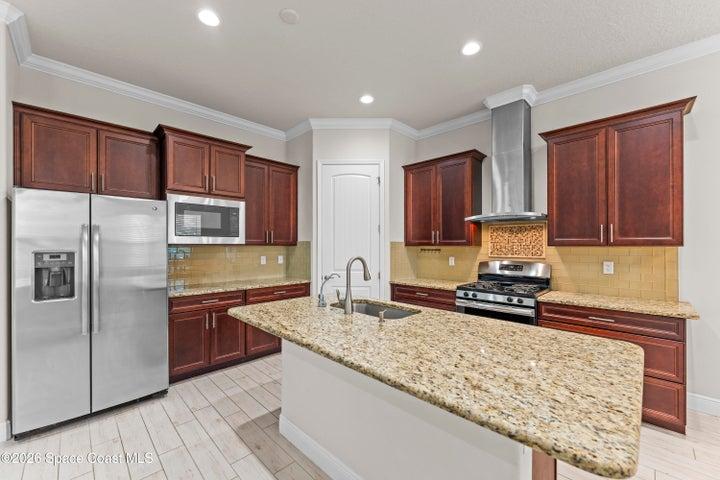 Kitchen is thoughtfully laid out for functionality