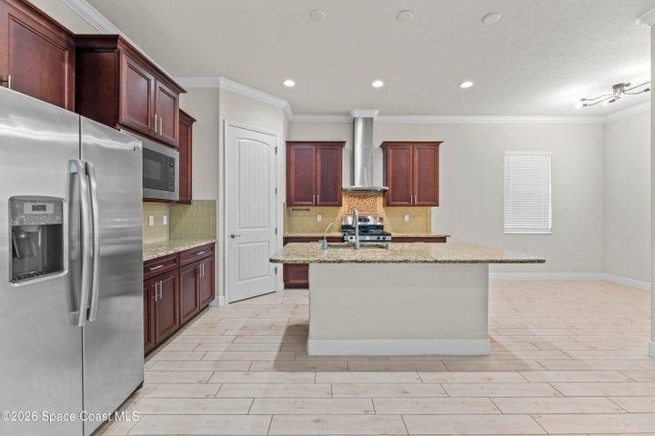 Kitchen is thoughtfully laid out for functionality