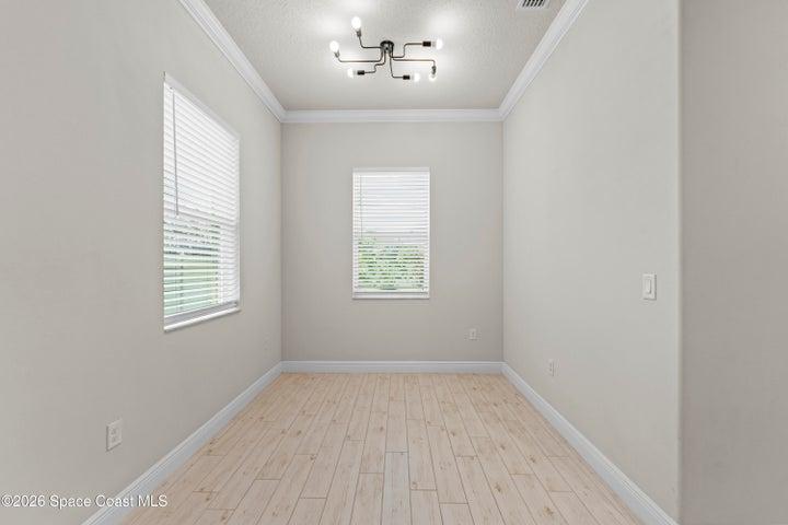 Breakfast nook off of kitchen