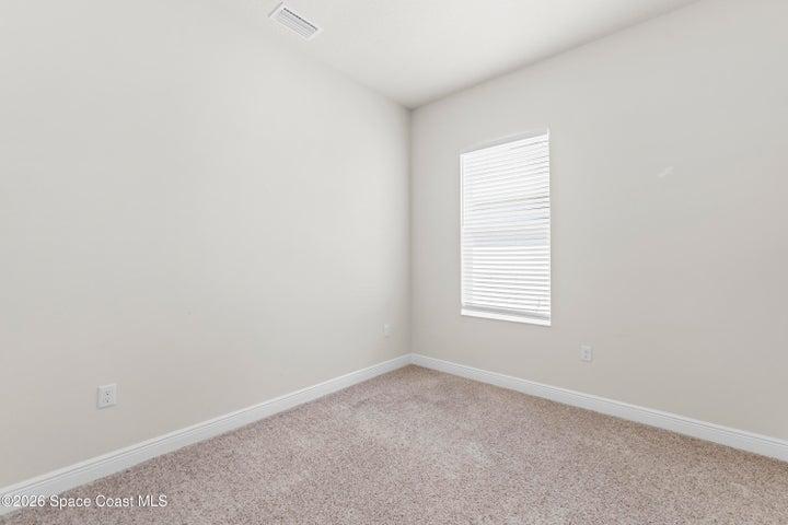 2nd bedroom is separated from others for privacy, and has a full bathroom just outside the door