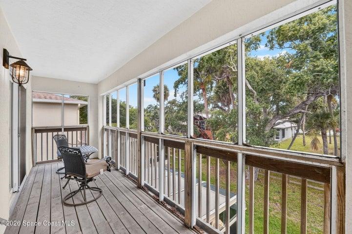 Private balcony just off the primary bedroom