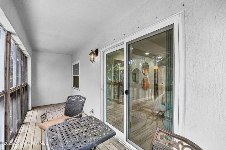 Private balcony offering a peaceful outdoor retreat