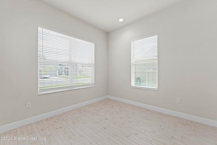 4th bedroom is the perfect office with tile floors