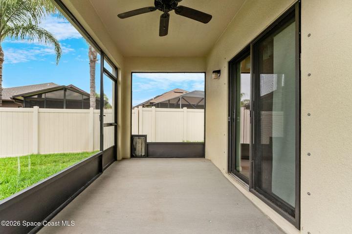 Screened-in patio