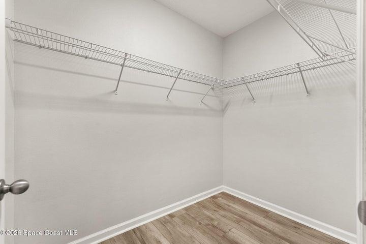 Primary walk-in closet