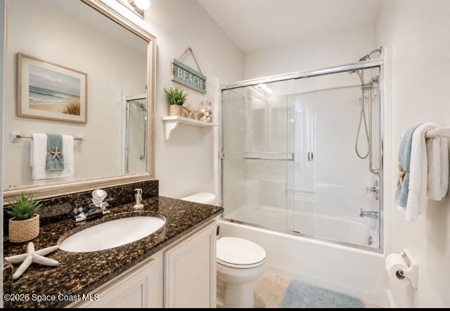 Guest bathroom virtually staged